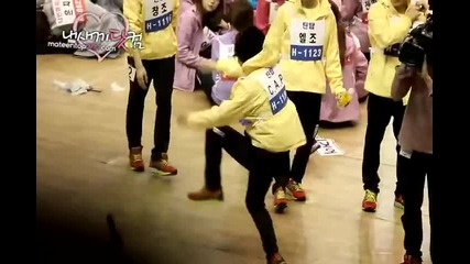 [fancam] 120108 Idol Sports - Bboy Bang Min Soo Captivates the audience
