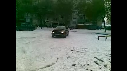 audi 100 2.16v quattro on snow
