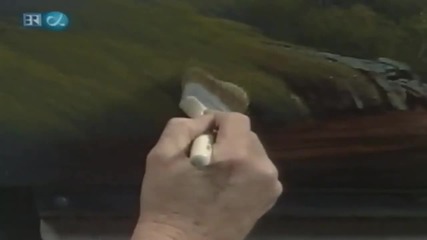 S24 Радостта на живописта с Bob Ross E07 Back Country Path ღобучение в рисуване, живописღ
