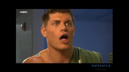 Ето Как Cody Rhodes Си Реше Веждите - Smackdown 02.07.2010