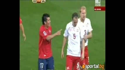 Мондиал 2010 Чили - Швейцария 1:0 