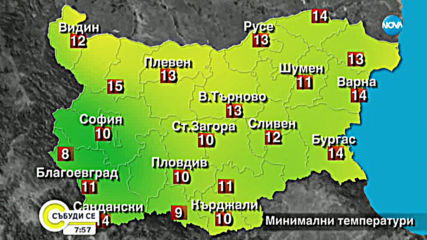 Прогноза за времето (29.09.2019 - сутрешна)