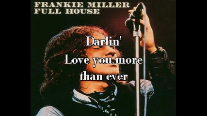 Frankie Miller - Darling (karaoke)