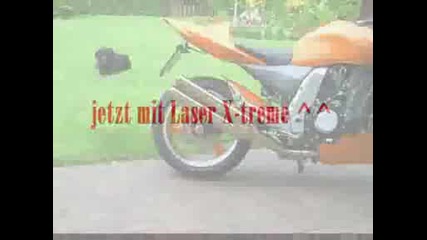 kawasaki z1000 laser x - treme vs original sound