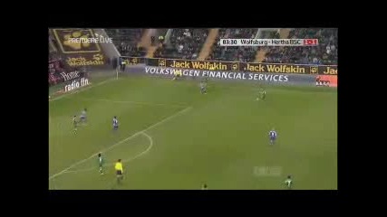 21.02 Волфсбург - Херта 2:1 Ерик Дзеко Победен Гол