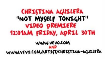 Кристина Агилера копира Lady Gaga в видеото си - Not Myself Tonight 
