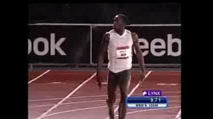 100m Men Usein Bolt 1st