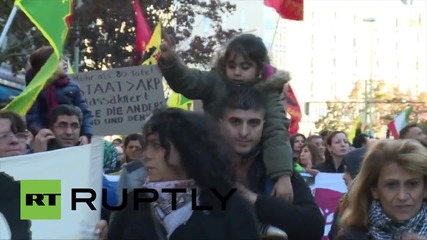 Germany: Berliners stage pro-Kurdish rally in support of Ankara victims