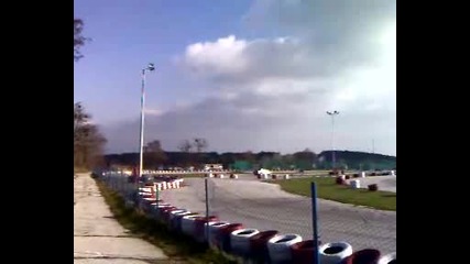 Италианско преследване /29.11.09/ гр. Варна - Bmw 3 vs Vw Golf I