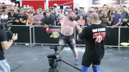 Eddie Hall поставя световен рекорд на мъртва тяга 462 kg, 1018 lbs