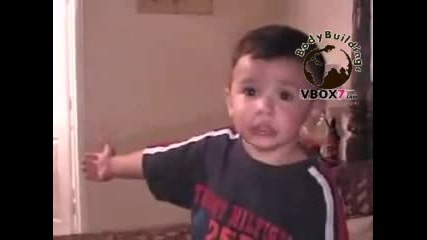 Funny baby Blood