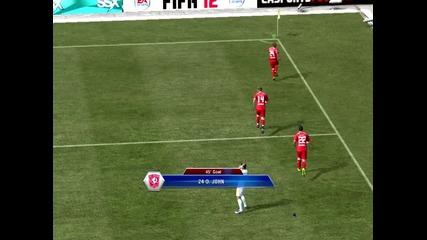 Fc Twente - Real Madrid goal O.john ( Fifa 12 )