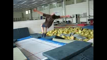 Dcj Bufallo Back Flip In The Gym