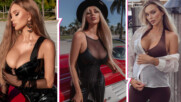 Само по парфюм: Руска моделка подкара луксозно возило чисто гола