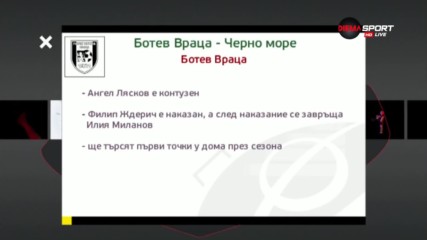 Ботев Вр и Черно море дават старт на новия кръг