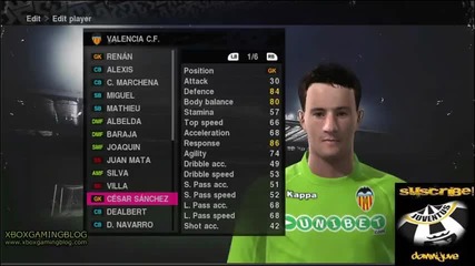 Pes 2010 Лица - Валенсия 
