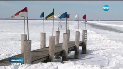 Световно първенство по ледено ветроходство в САЩ