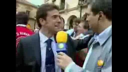 Llegada de los jugadores del Numancia