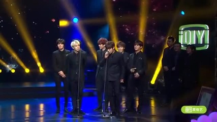151205 Infinite - Best Asia Performing Group Award @ iqiyi Night - All Star Carnival