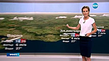 Прогноза за времето (13.08.2016 - централна)