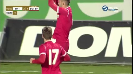 Голът на Даниел Генов от Ботев Враца срещу Витоша