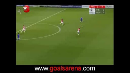 Champions League Arsenal vs Manchester United 13 Ronaldo 2 Goal
