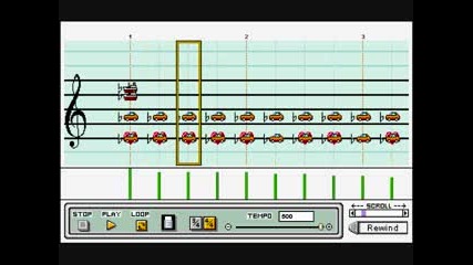 Super Mario World - All Map Themes in Mario Paint Composer 
