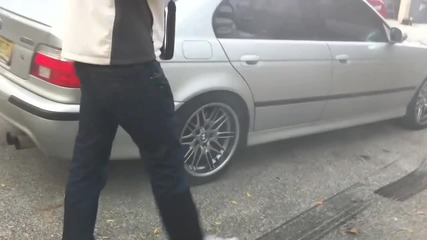 Burnout на M5 в парка