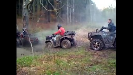 zakasala yamaha grizzly q vadat 2 atveta 