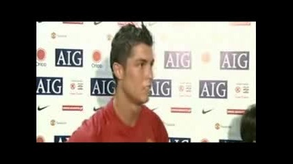 Urawa Red D Vs Man United - Ronaldo Interview