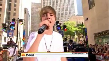 Justin Bieber - Never Say Never ( Live Today Show 04.06. 2010 ) 