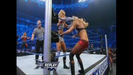 Kelly Kelly won his first match in Smackdown 