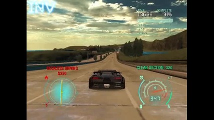NFS Undercover - Lamborghini Gallardo Max Speed - 357 Km/h