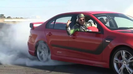 Кен Блок и Стиг hooning в Top Gear Magazine Австралия капак стреля [hd]