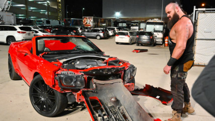 Braun Strowman wrecks his new car: Raw, March 11, 2019