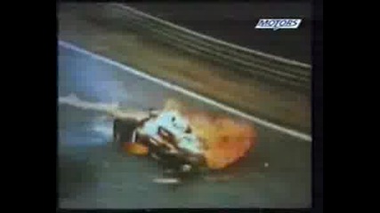 F - 1 Lauda Is On Fire