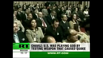 Chavez Us weapon test caused Haiti earthquake 
