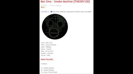 Ben Sims - Gently Drifting