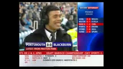 chris kamara misses sending off at portsmouth.