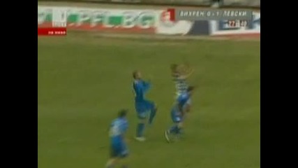 Левски - Вихрен 2:0 4.3.2009
