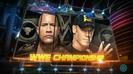 Wrestlemania 29 The Rock Vs John Cena Official Matchcard Hd