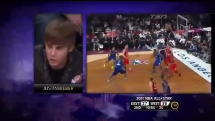 Интервюирът Бийбър на Bbva All - Star Celebrity Game - 2011 ( 22.02.2011 ) 