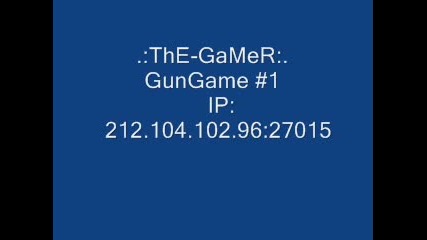 .the - Gamer. Gungame #1
