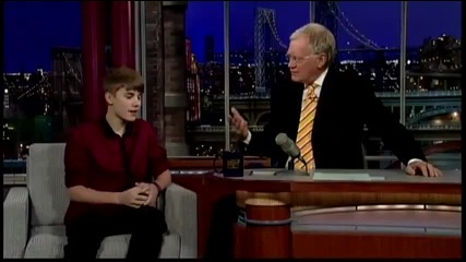 Justin Bieber on Late Show with David Letterman