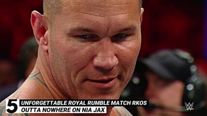 Unforgettable Royal Rumble Match RKOs: WWE Top 10, Jan. 13, 2022
