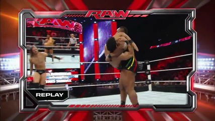 Big E vs. Drew Mcintyre Jinder Mahal - 2-on-1 Handicap Match Raw