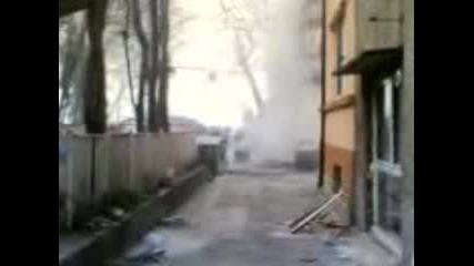 Експлозия На Кола В Поморие.flv