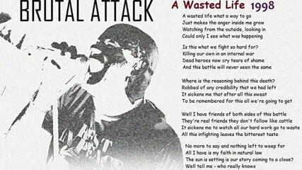 Brutal Attack - A Wasted Life