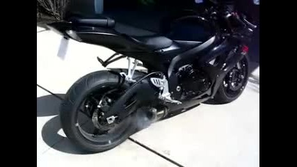 2007 Gsxr 600 Two Brothers exhaust sound clip
