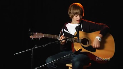 Сладура Justin Bieber пее Heartless /cry me a river (acoustic live ) 